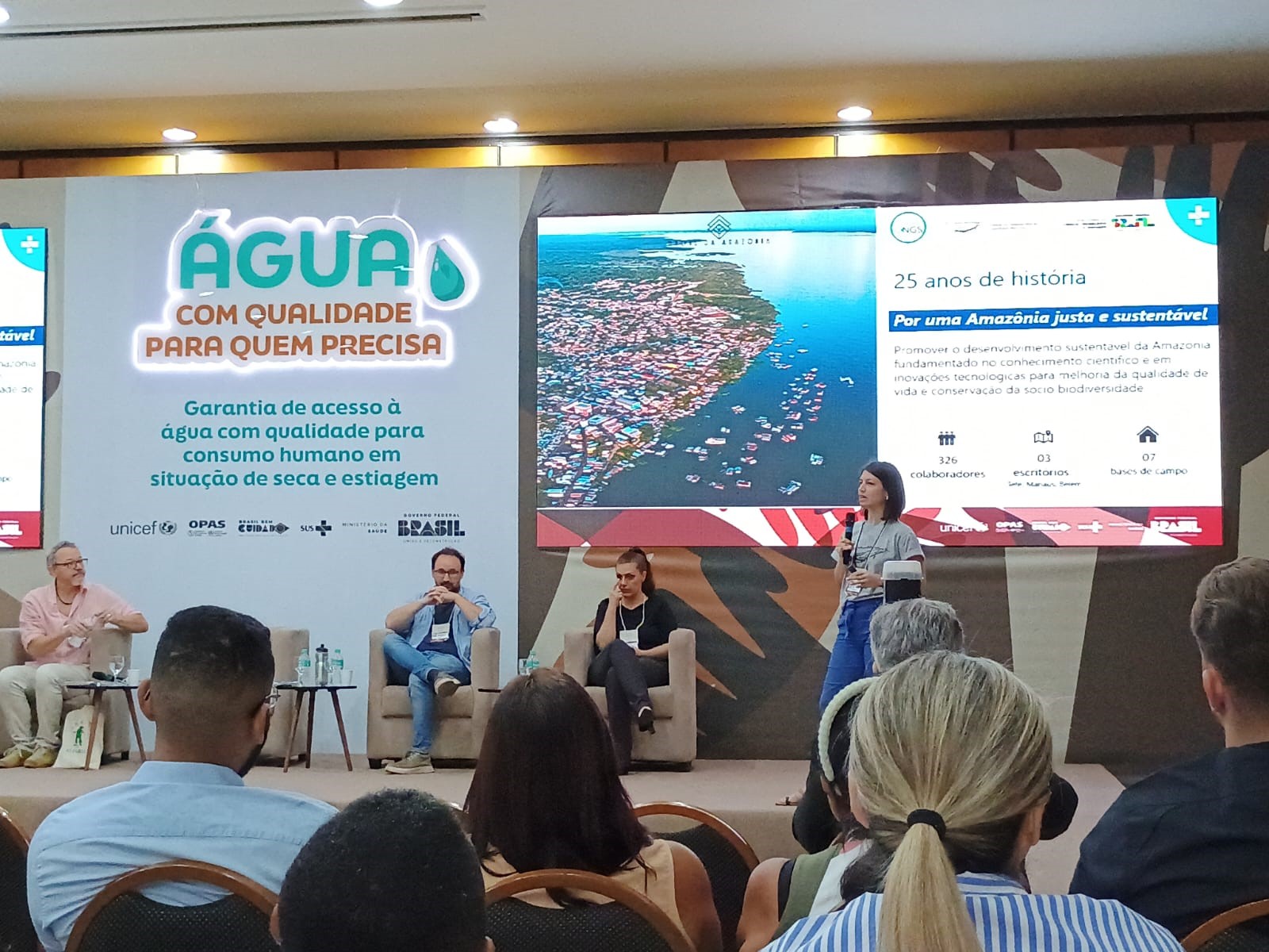 Instituto Mamirauá participa de seminário nacional sobre acesso à água em situações de seca e estiagem