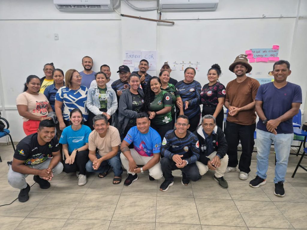 Instituto Mamirauá e parceiros capacitam 50 agentes de saúde em tratamento de água, saneamento e higiene em Tefé, Amazonas interna 18 12