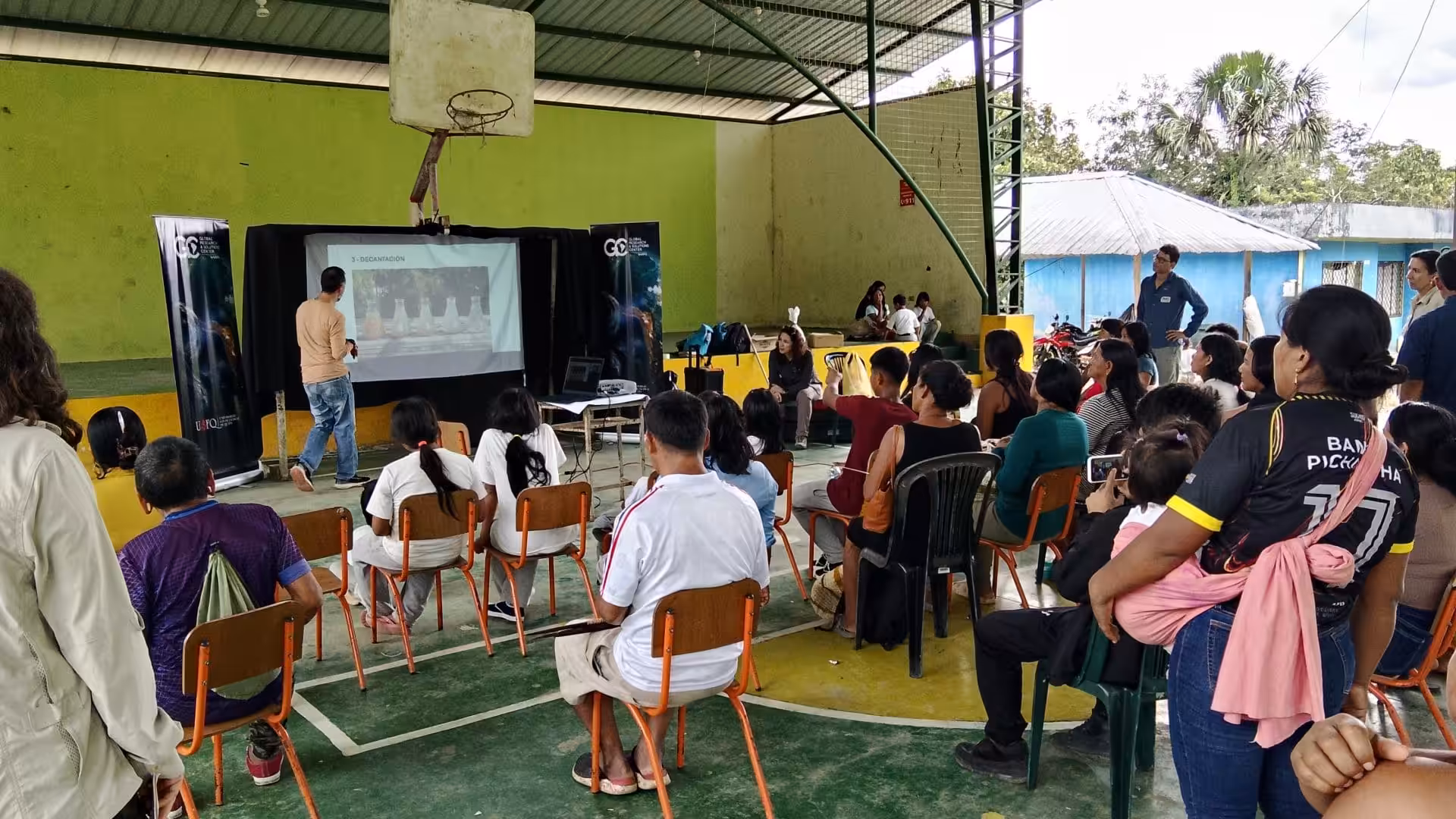 Tecnologia desenvolvida na Amazônia brasileira para tratar água durante secas extremas chega ao Equador oplus 2