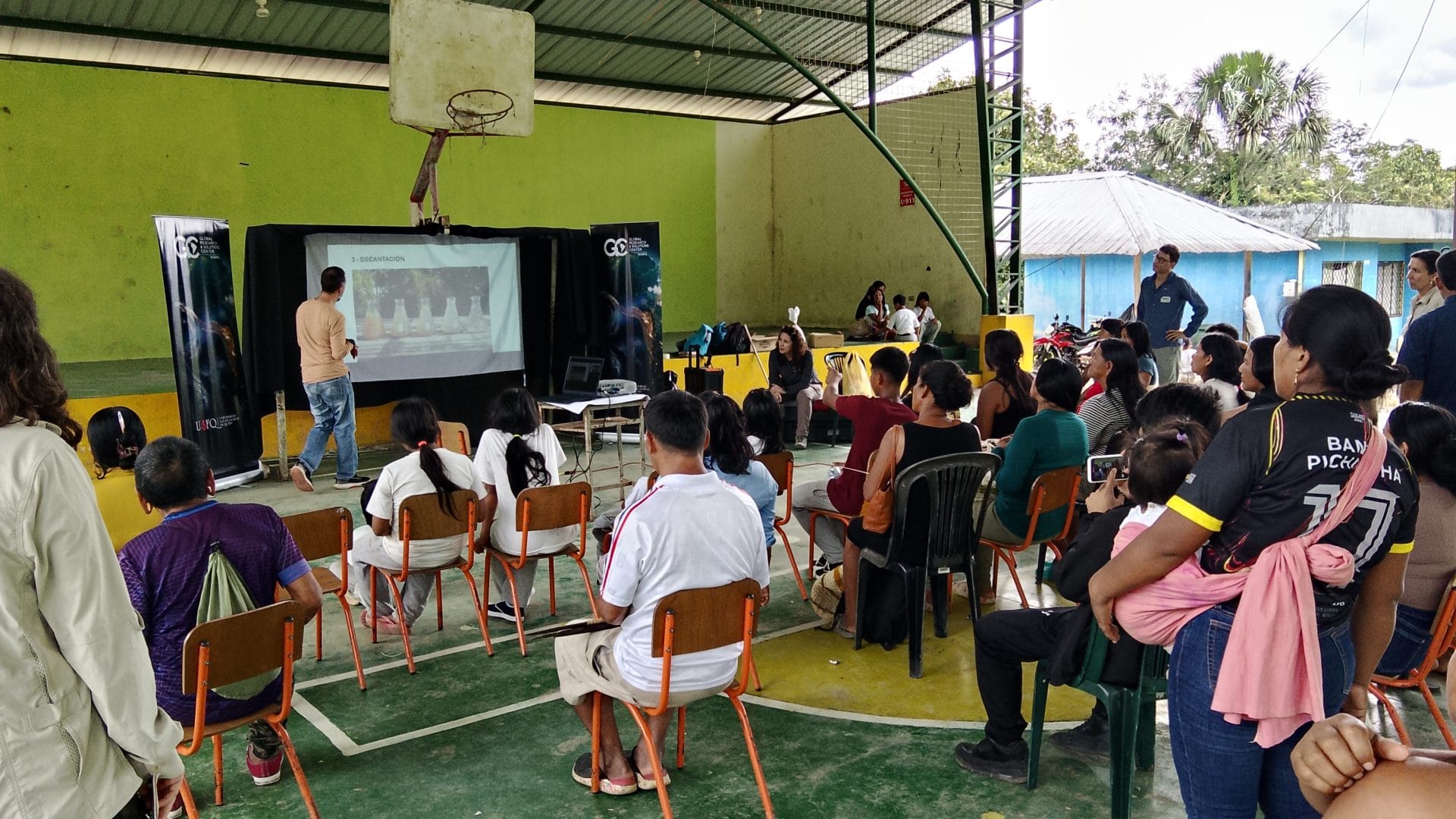 Tecnologia desenvolvida na Amazônia brasileira para tratar água durante secas extremas chega ao Equador oplus 2